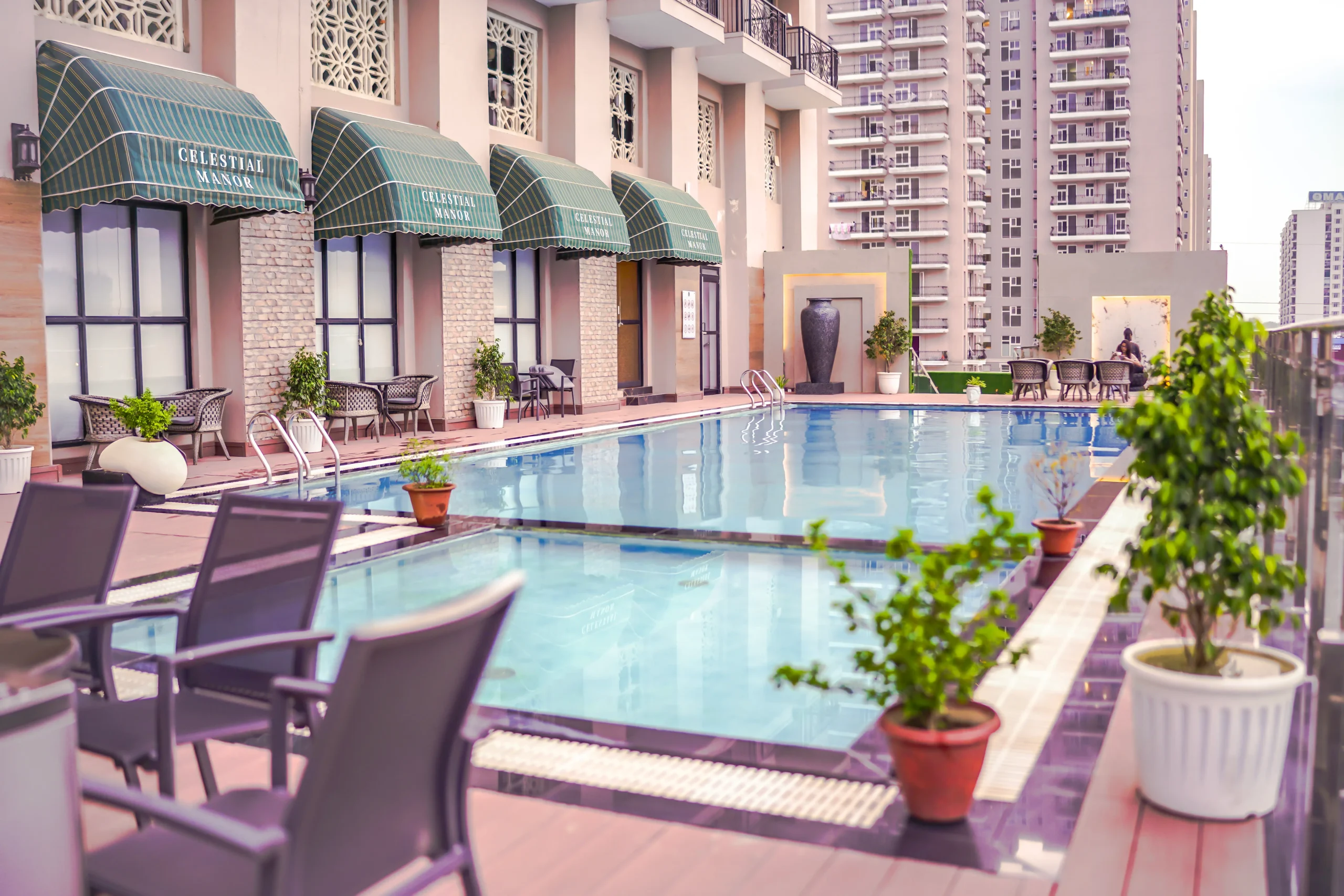 Celestial Manor swimming pool